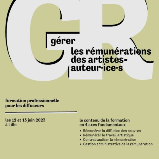 Formation Gérer les rémunérations des artistes-auteurs des arts visuels